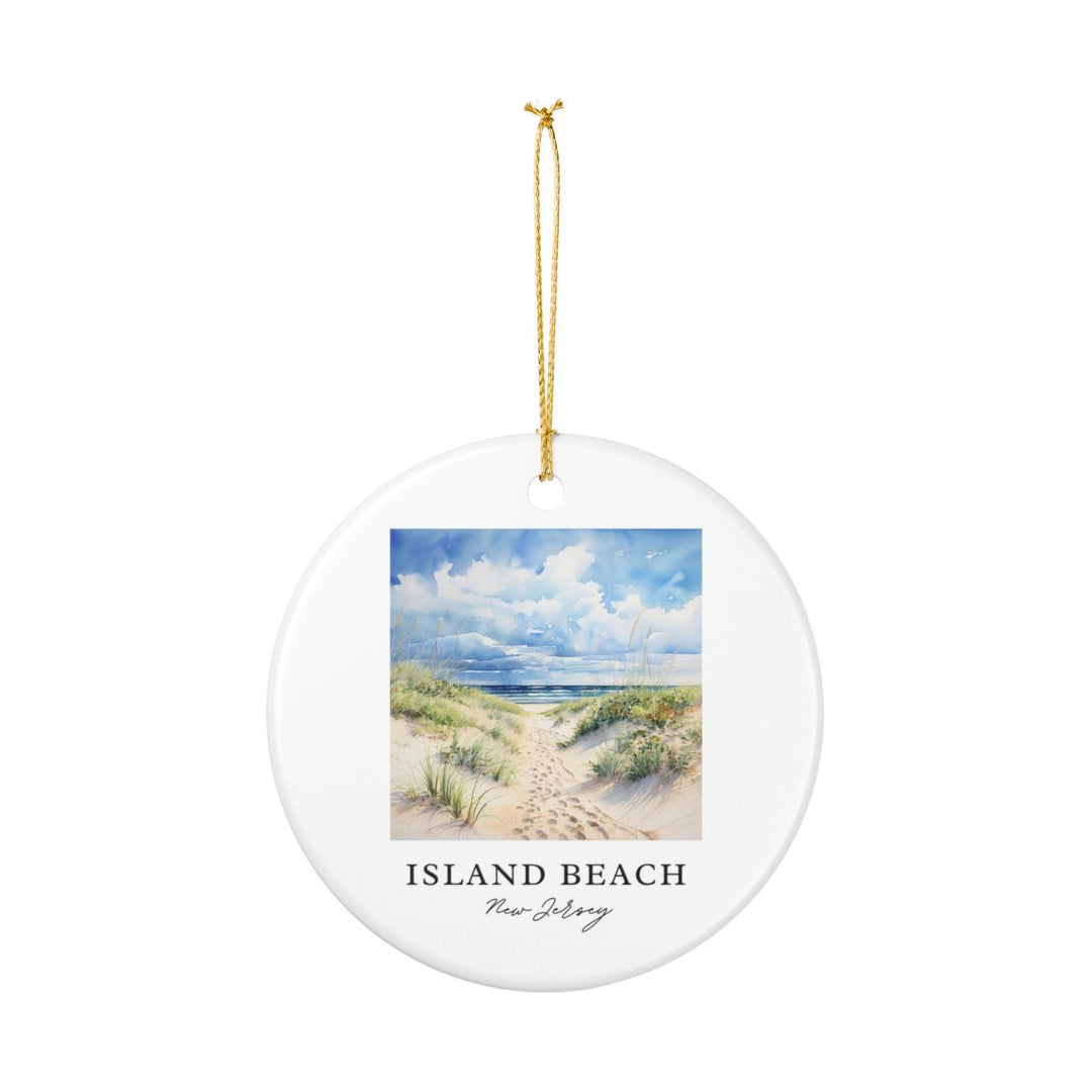 Island Beach State Park New Jersey Ornament: Unique Island Beach State Park Souvenir, Island Beach State Park New Jersey Xmas Decor, and Authentic Island Beach State Park Gift