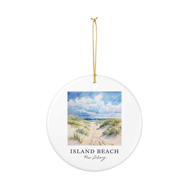 Island Beach State Park New Jersey Ornament: Unique Island Beach State Park Souvenir, Island Beach State Park New Jersey Xmas Decor, and Authentic Island Beach State Park Gift