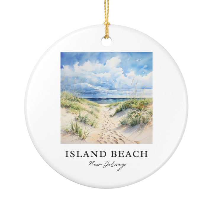 Island Beach State Park New Jersey Ornament: Unique Island Beach State Park Souvenir, Island Beach State Park New Jersey Xmas Decor, and Authentic Island Beach State Park Gift