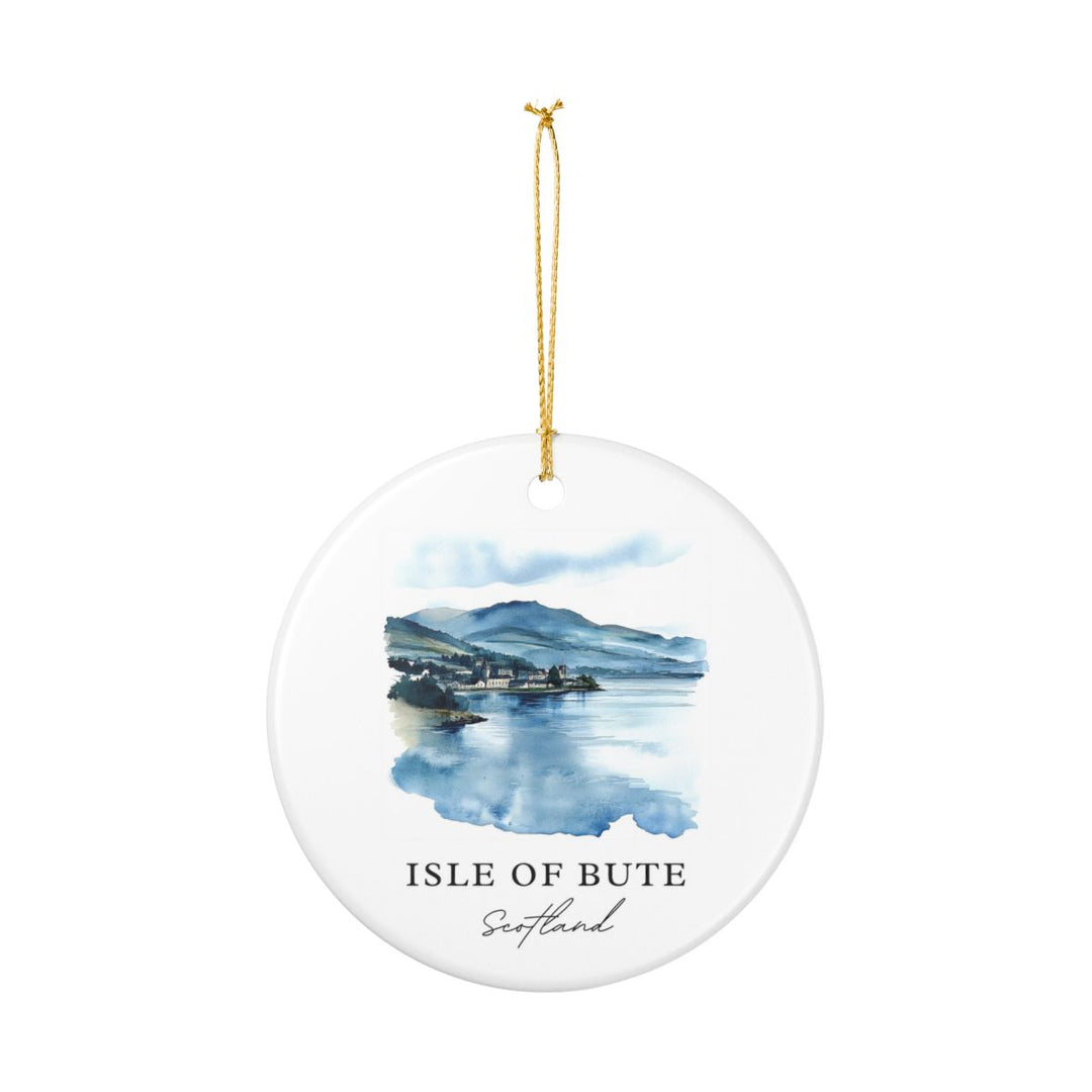 Isle of Bute Ornament: Unique Isle of Bute Souvenir, Isle of Bute Xmas Decor, and Authentic Isle of Bute Gift