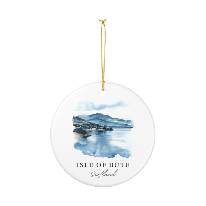 Isle of Bute Ornament: Unique Isle of Bute Souvenir, Isle of Bute Xmas Decor, and Authentic Isle of Bute Gift