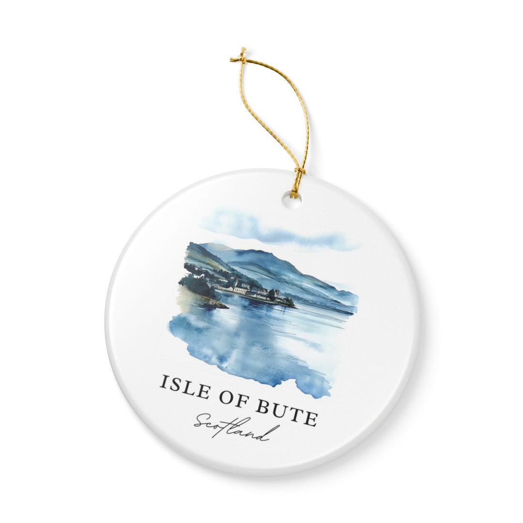 Isle of Bute Ornament: Unique Isle of Bute Souvenir, Isle of Bute Xmas Decor, and Authentic Isle of Bute Gift