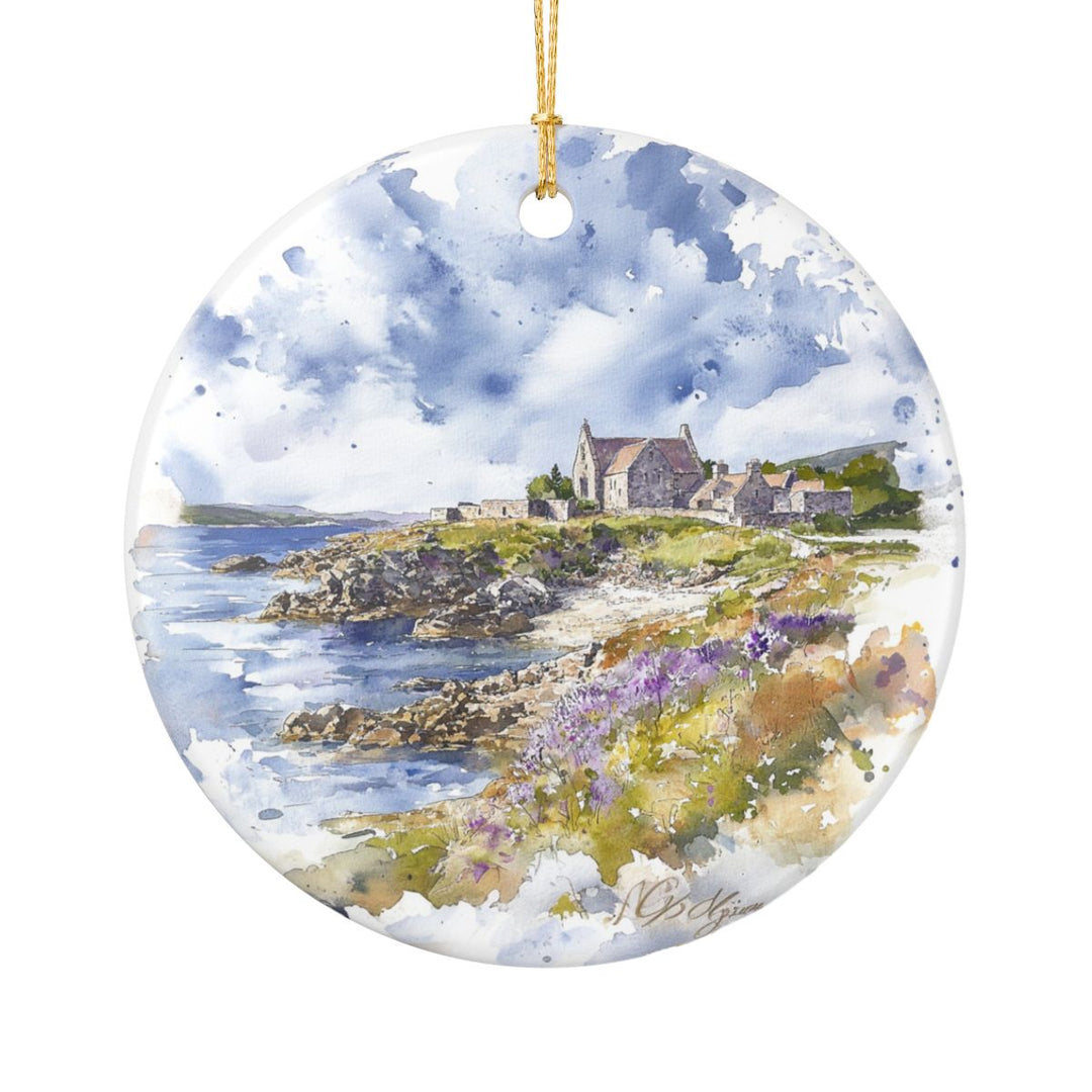Isle of Iona Ornament: Unique Isle of Iona Souvenir, Isle of Iona Xmas Decor, and Authentic Isle of Iona Gift