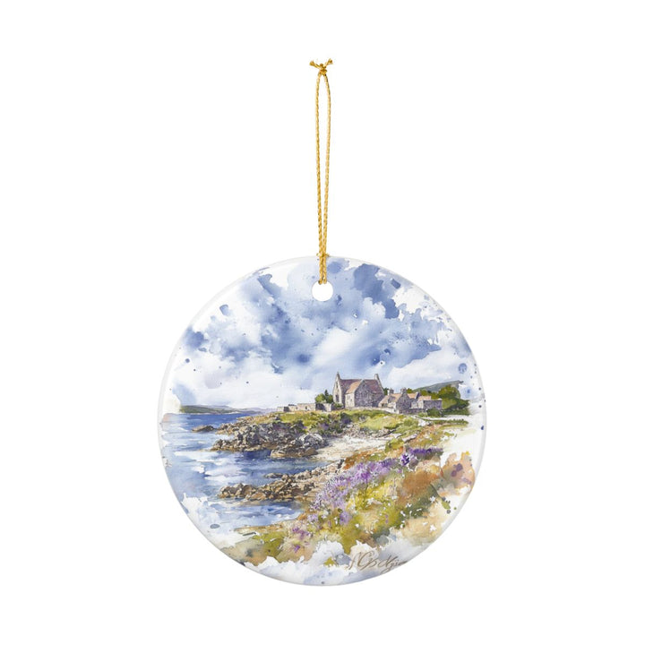 Isle of Iona Ornament: Unique Isle of Iona Souvenir, Isle of Iona Xmas Decor, and Authentic Isle of Iona Gift