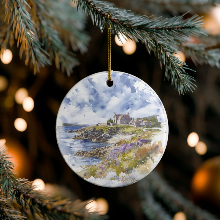 Isle of Iona Ornament: Unique Isle of Iona Souvenir, Isle of Iona Xmas Decor, and Authentic Isle of Iona Gift