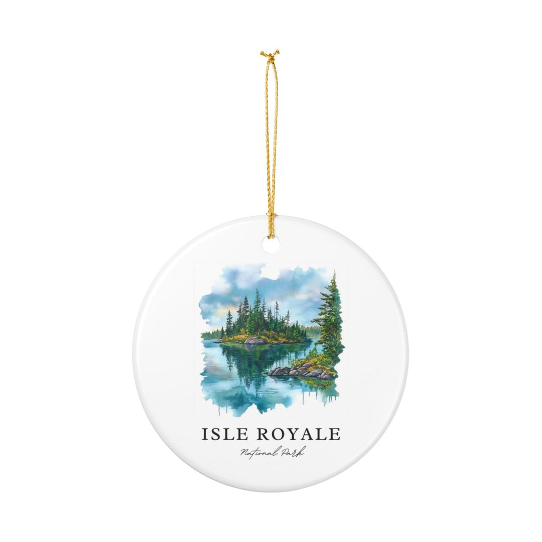 Isle Royale National Park Ornament: Unique Isle Royale National Park Souvenir, Isle Royale National Park Xmas Decor, and Authentic Isle Royale National Park Gift