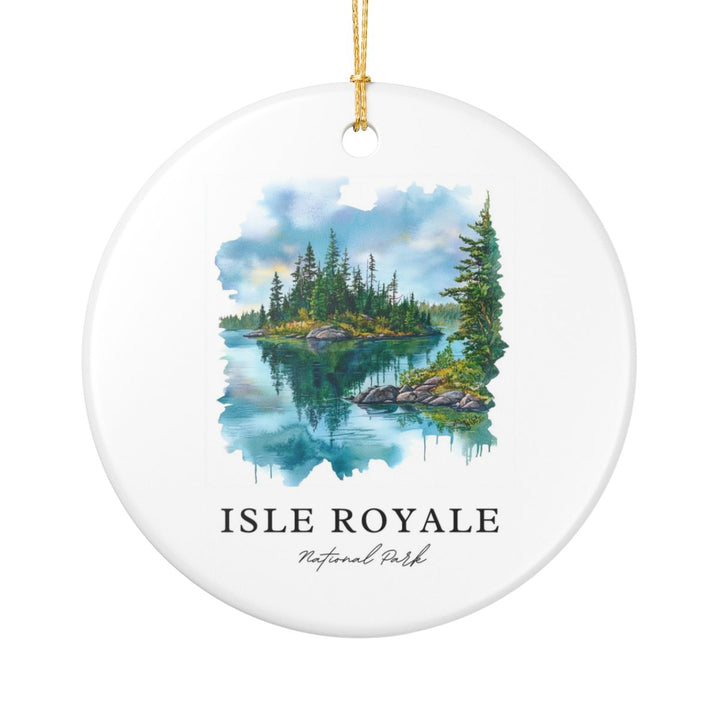 Isle Royale National Park Ornament: Unique Isle Royale National Park Souvenir, Isle Royale National Park Xmas Decor, and Authentic Isle Royale National Park Gift