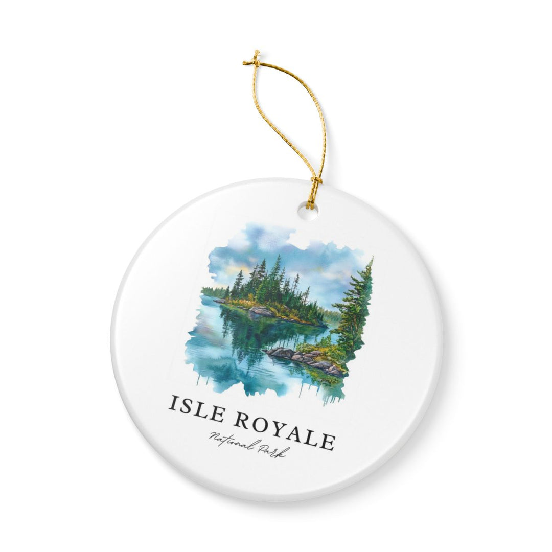 Isle Royale National Park Ornament: Unique Isle Royale National Park Souvenir, Isle Royale National Park Xmas Decor, and Authentic Isle Royale National Park Gift