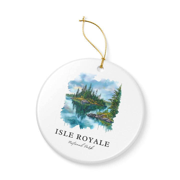Isle Royale National Park Ornament: Unique Isle Royale National Park Souvenir, Isle Royale National Park Xmas Decor, and Authentic Isle Royale National Park Gift