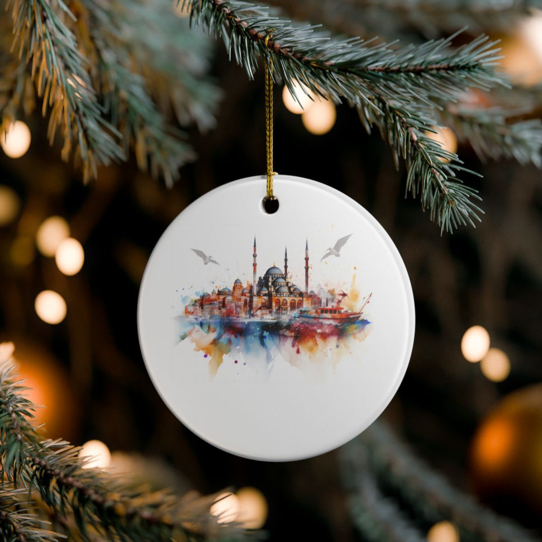Istanbul Turkey Ornament: Unique Istanbul Souvenir, Istanbul Turkey Xmas Decor, and Authentic Istanbul Gift