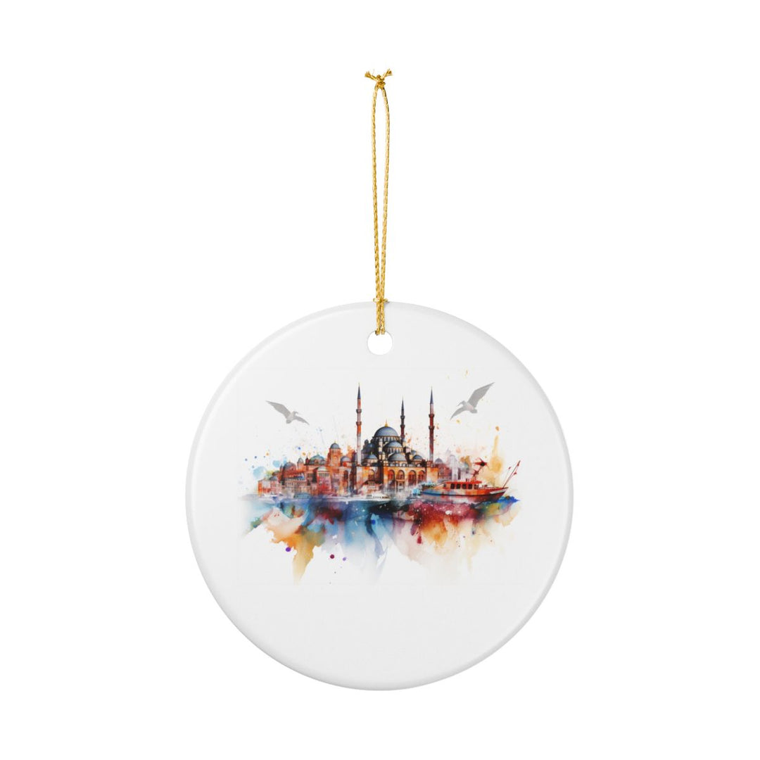 Istanbul Turkey Ornament: Unique Istanbul Souvenir, Istanbul Turkey Xmas Decor, and Authentic Istanbul Gift