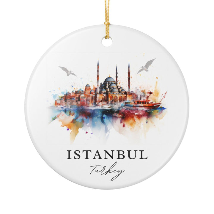 Istanbul Turkey Ornament: Unique Istanbul Souvenir, Istanbul Turkey Xmas Decor, and Authentic Istanbul Gift