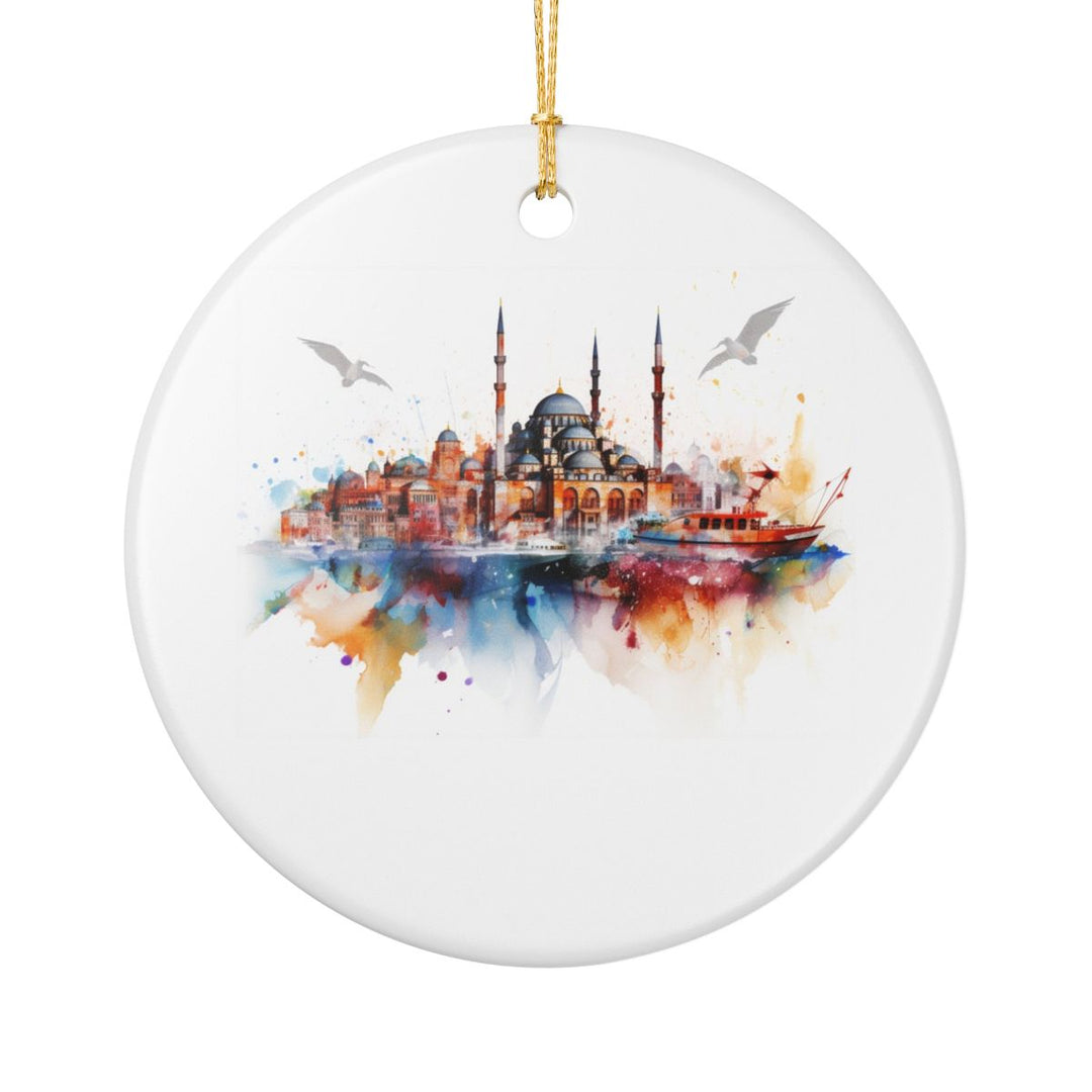 Istanbul Turkey Ornament: Unique Istanbul Souvenir, Istanbul Turkey Xmas Decor, and Authentic Istanbul Gift
