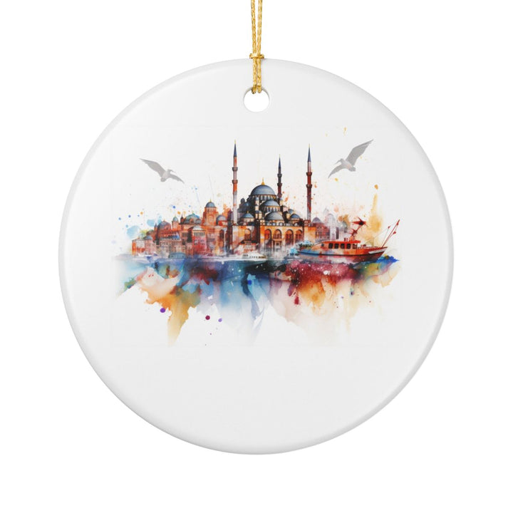 Istanbul Turkey Ornament: Unique Istanbul Souvenir, Istanbul Turkey Xmas Decor, and Authentic Istanbul Gift