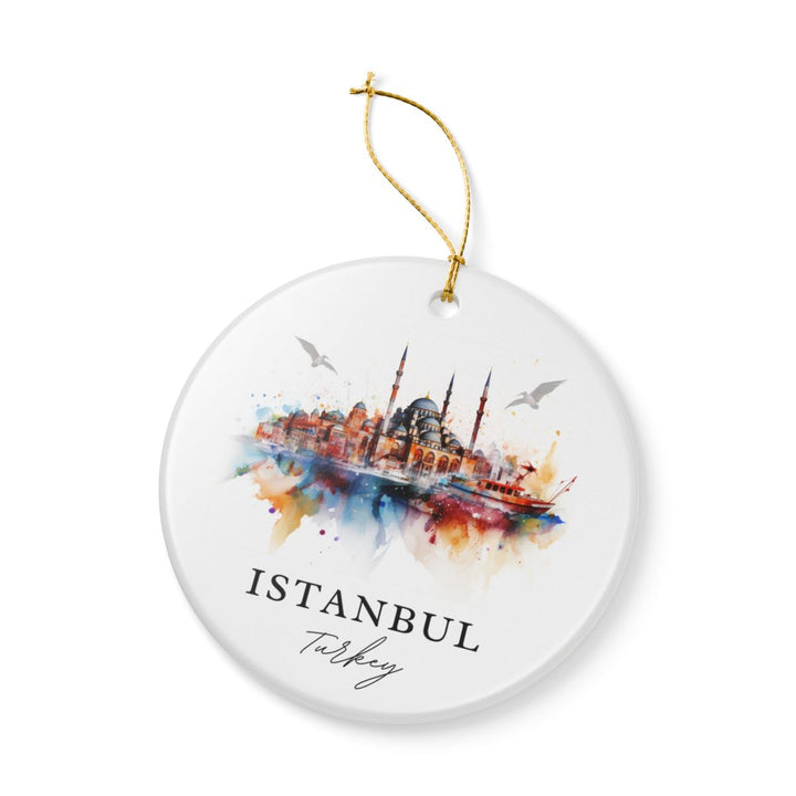 Istanbul Turkey Ornament: Unique Istanbul Souvenir, Istanbul Turkey Xmas Decor, and Authentic Istanbul Gift