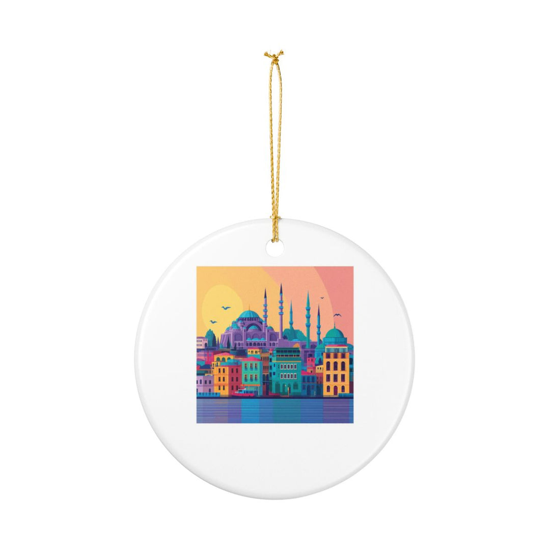 Istanbul Turkey Ornament: Unique Istanbul Souvenir, Istanbul Turkey Xmas Decor, and Authentic Istanbul Gift