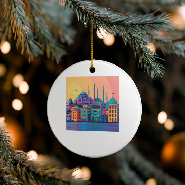 Istanbul Turkey Ornament: Unique Istanbul Souvenir, Istanbul Turkey Xmas Decor, and Authentic Istanbul Gift