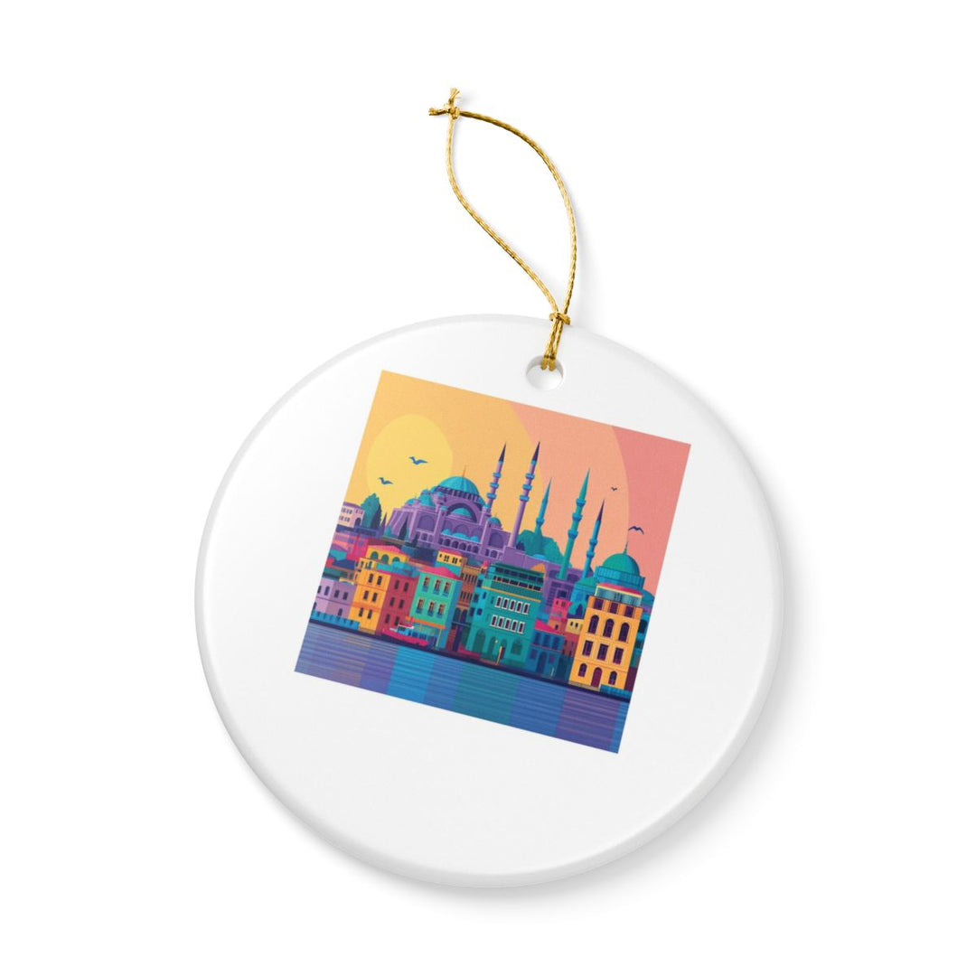 Istanbul Turkey Ornament: Unique Istanbul Souvenir, Istanbul Turkey Xmas Decor, and Authentic Istanbul Gift