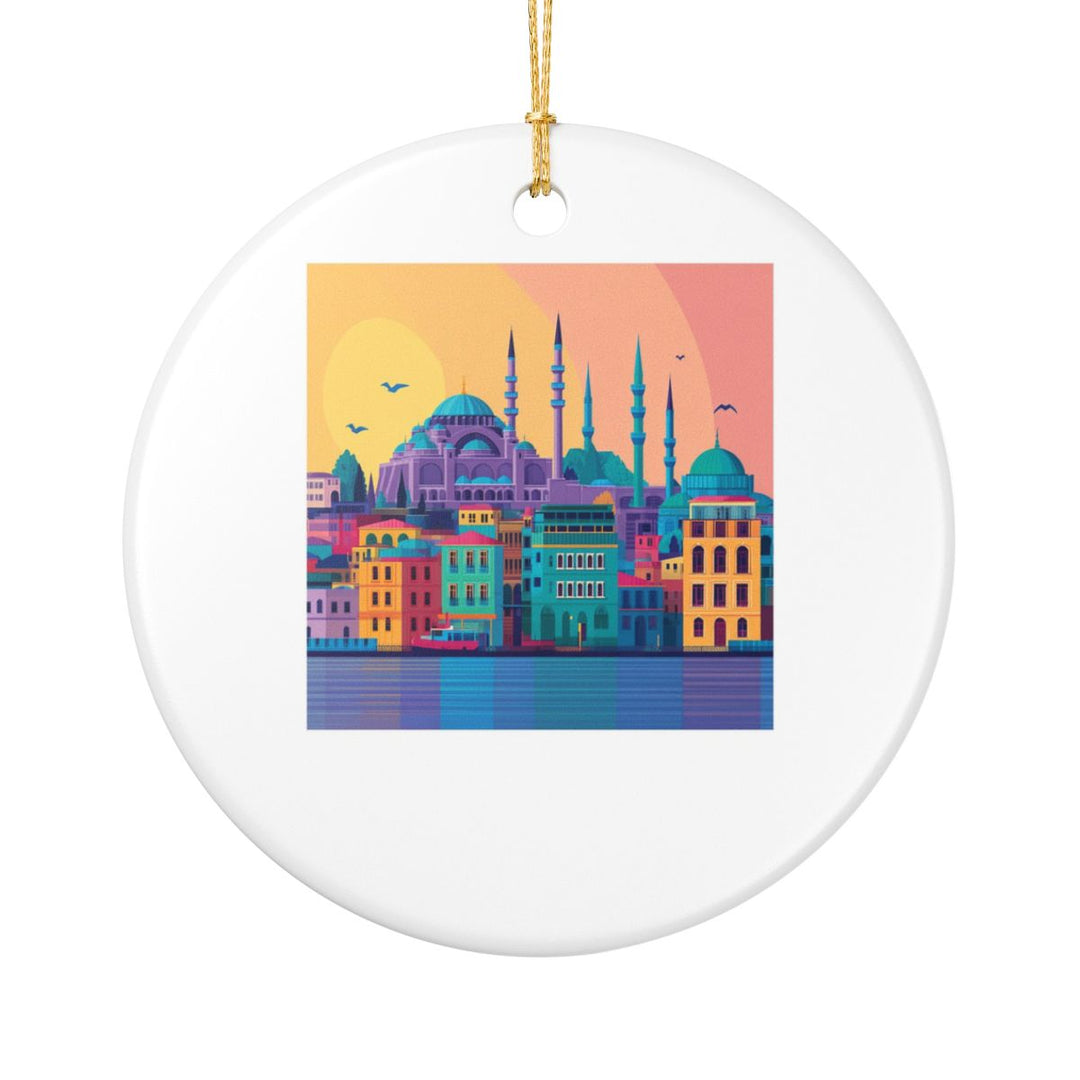 Istanbul Turkey Ornament: Unique Istanbul Souvenir, Istanbul Turkey Xmas Decor, and Authentic Istanbul Gift