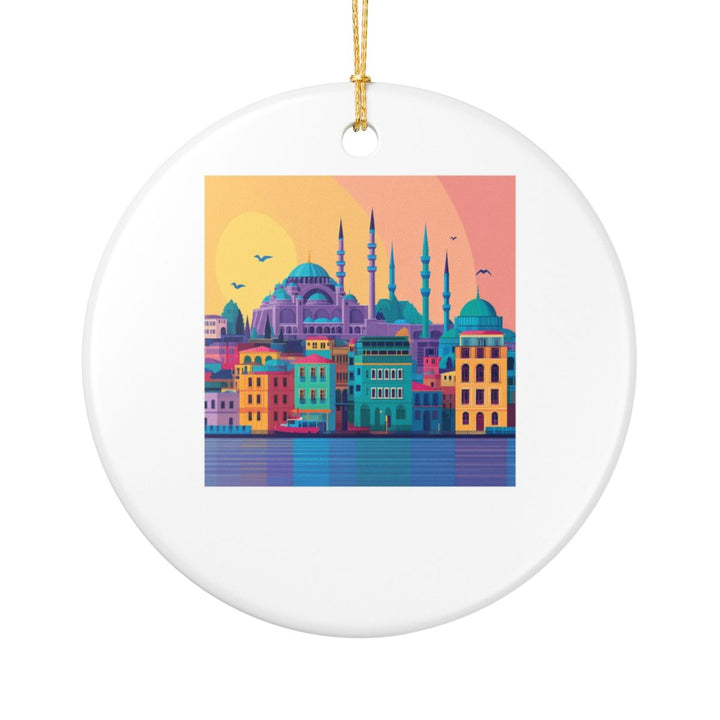 Istanbul Turkey Ornament: Unique Istanbul Souvenir, Istanbul Turkey Xmas Decor, and Authentic Istanbul Gift