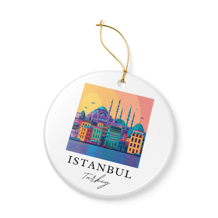 Istanbul Turkey Ornament: Unique Istanbul Souvenir, Istanbul Turkey Xmas Decor, and Authentic Istanbul Gift