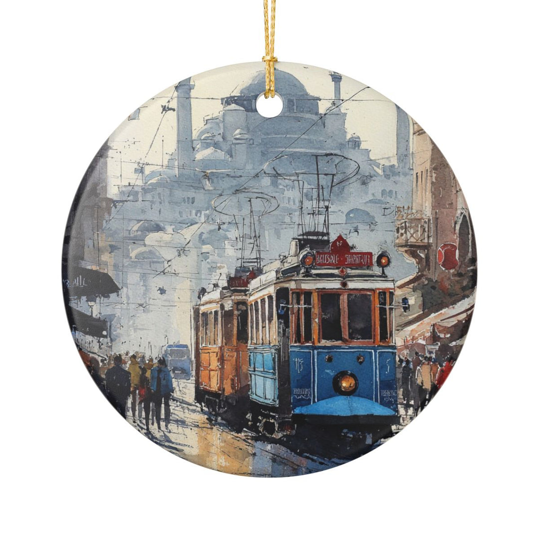 Istanbul Turkey Ornament: Unique Istanbul Souvenir, Istanbul Turkey Xmas Decor, and Authentic Istanbul Gift