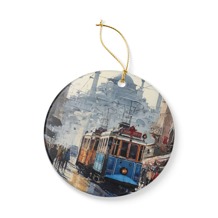 Istanbul Turkey Ornament: Unique Istanbul Souvenir, Istanbul Turkey Xmas Decor, and Authentic Istanbul Gift