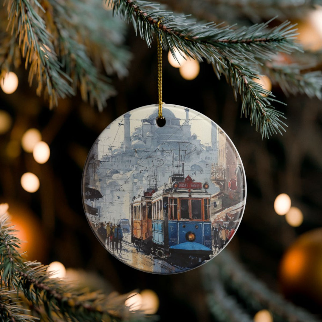 Istanbul Turkey Ornament: Unique Istanbul Souvenir, Istanbul Turkey Xmas Decor, and Authentic Istanbul Gift