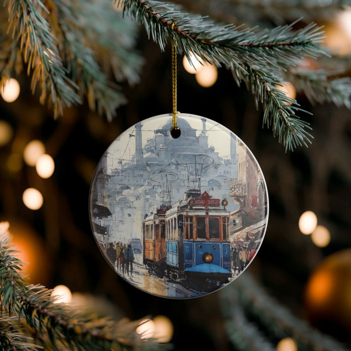 Istanbul Turkey Ornament: Unique Istanbul Souvenir, Istanbul Turkey Xmas Decor, and Authentic Istanbul Gift