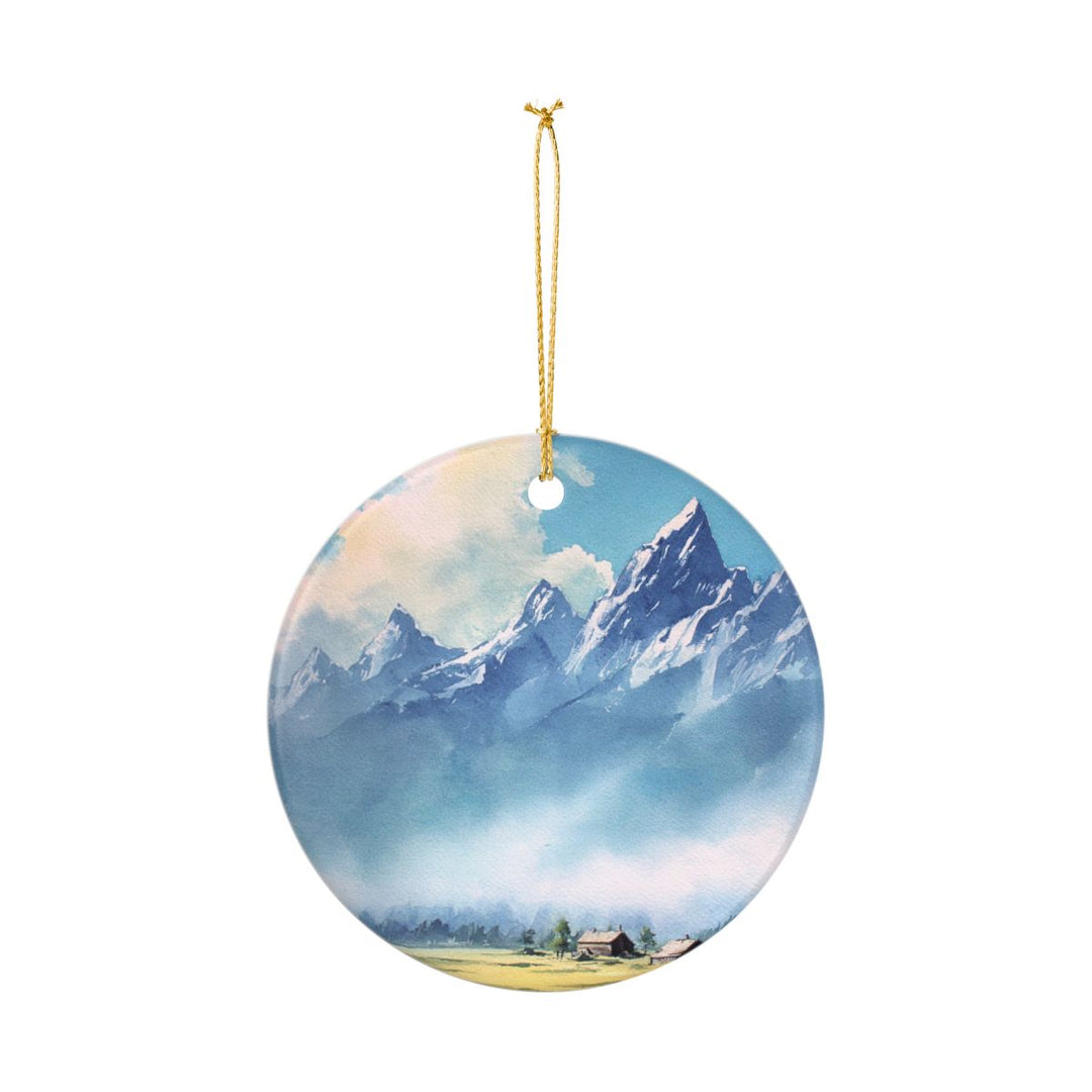 Jackson Hole Wyoming USA Ornament: Unique Jackson Hole Souvenir, Jackson Hole Wyoming Xmas Decor, and Authentic Jackson Hole Gift
