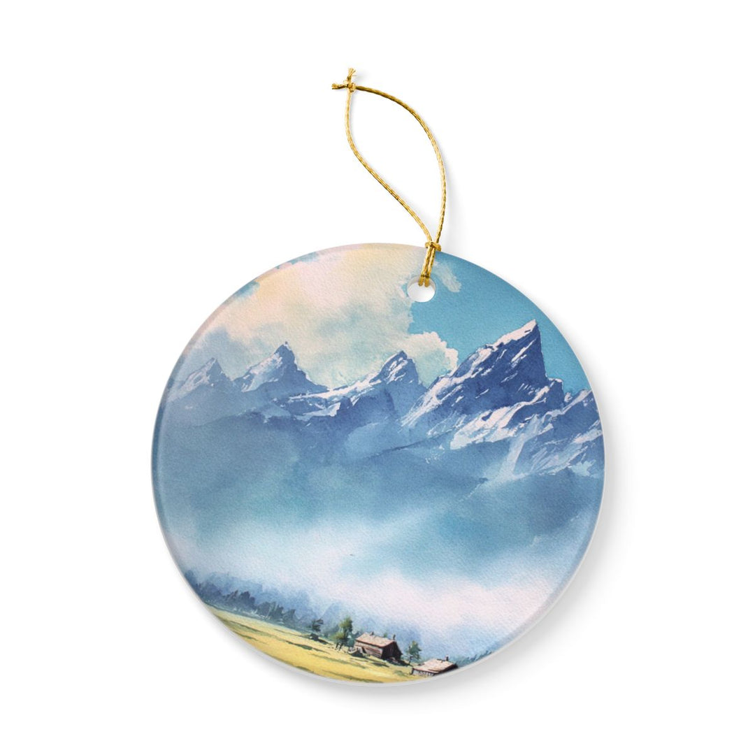 Jackson Hole Wyoming USA Ornament: Unique Jackson Hole Souvenir, Jackson Hole Wyoming Xmas Decor, and Authentic Jackson Hole Gift