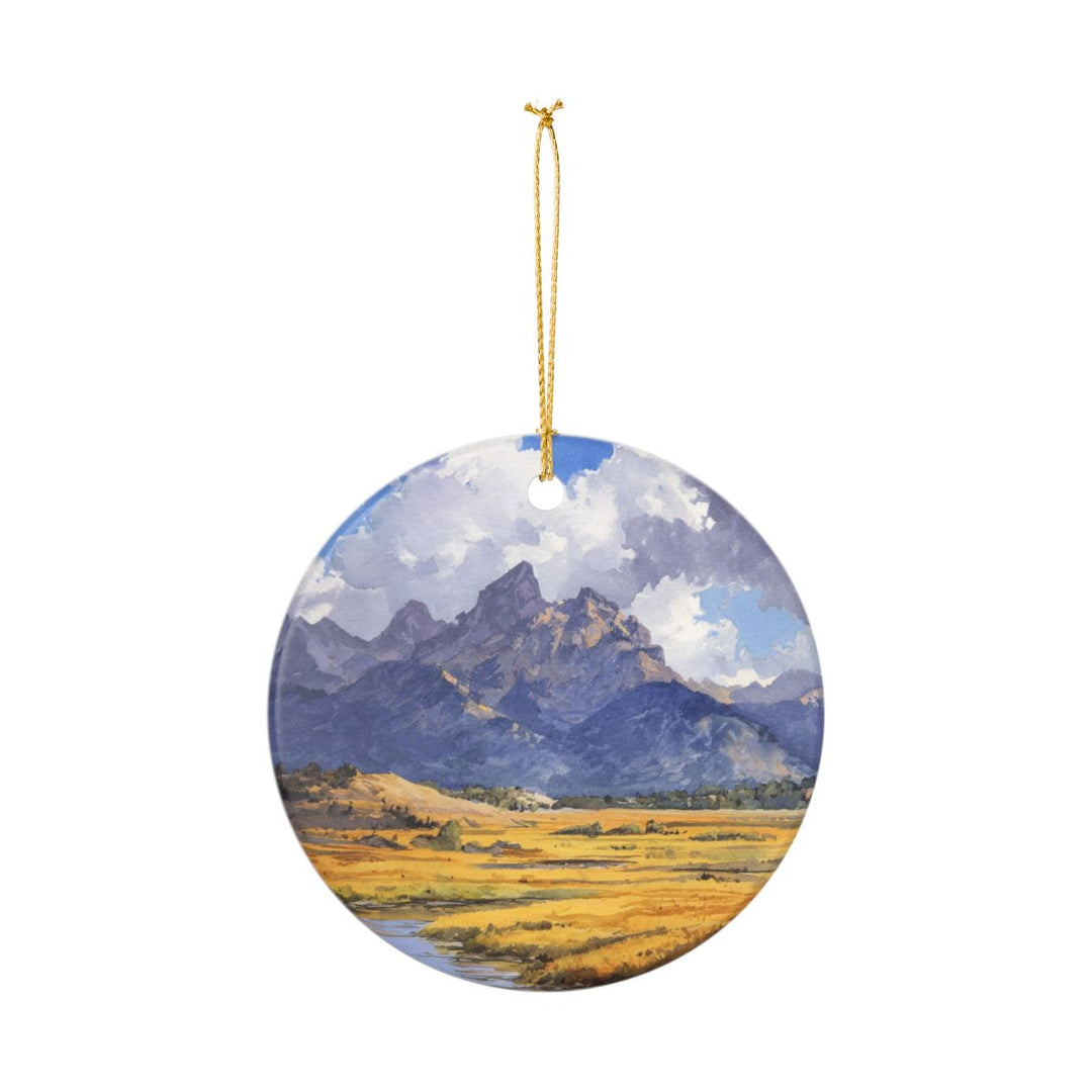 Jackson Hole Wyoming USA Ornament: Unique Jackson Hole Souvenir, Jackson Hole Wyoming Xmas Decor, and Authentic Jackson Hole Gift