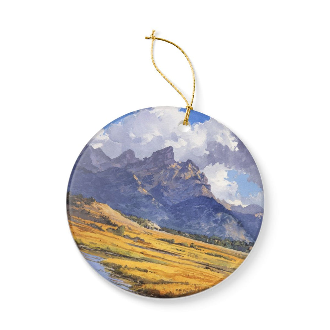 Jackson Hole Wyoming USA Ornament: Unique Jackson Hole Souvenir, Jackson Hole Wyoming Xmas Decor, and Authentic Jackson Hole Gift
