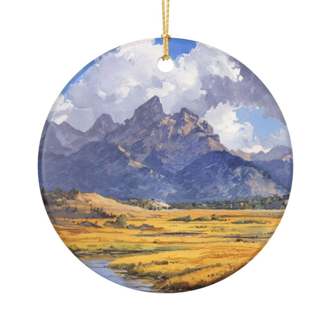 Jackson Hole Wyoming USA Ornament: Unique Jackson Hole Souvenir, Jackson Hole Wyoming Xmas Decor, and Authentic Jackson Hole Gift