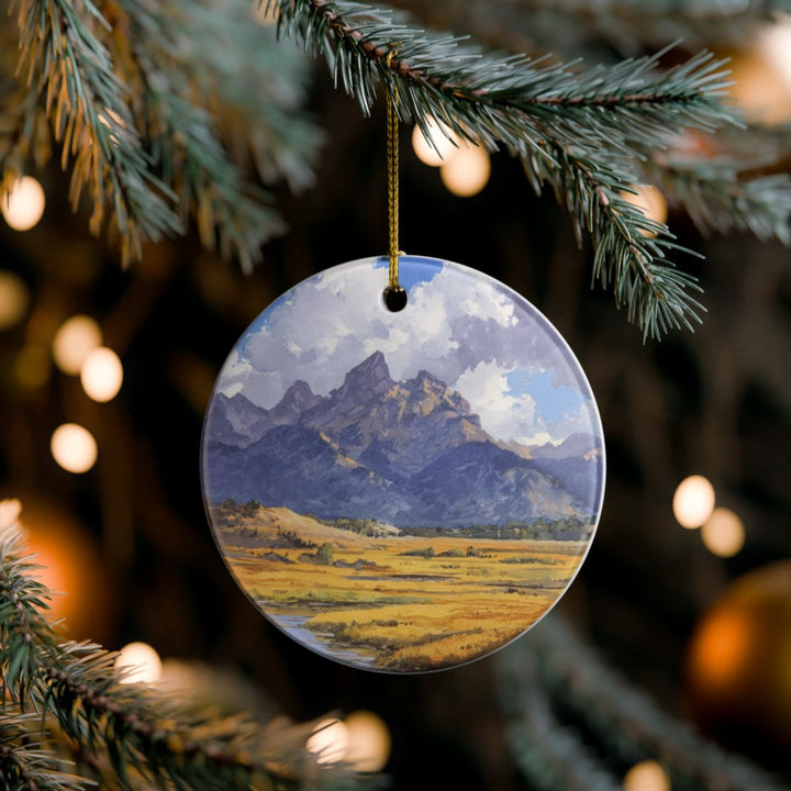 Jackson Hole Wyoming USA Ornament: Unique Jackson Hole Souvenir, Jackson Hole Wyoming Xmas Decor, and Authentic Jackson Hole Gift