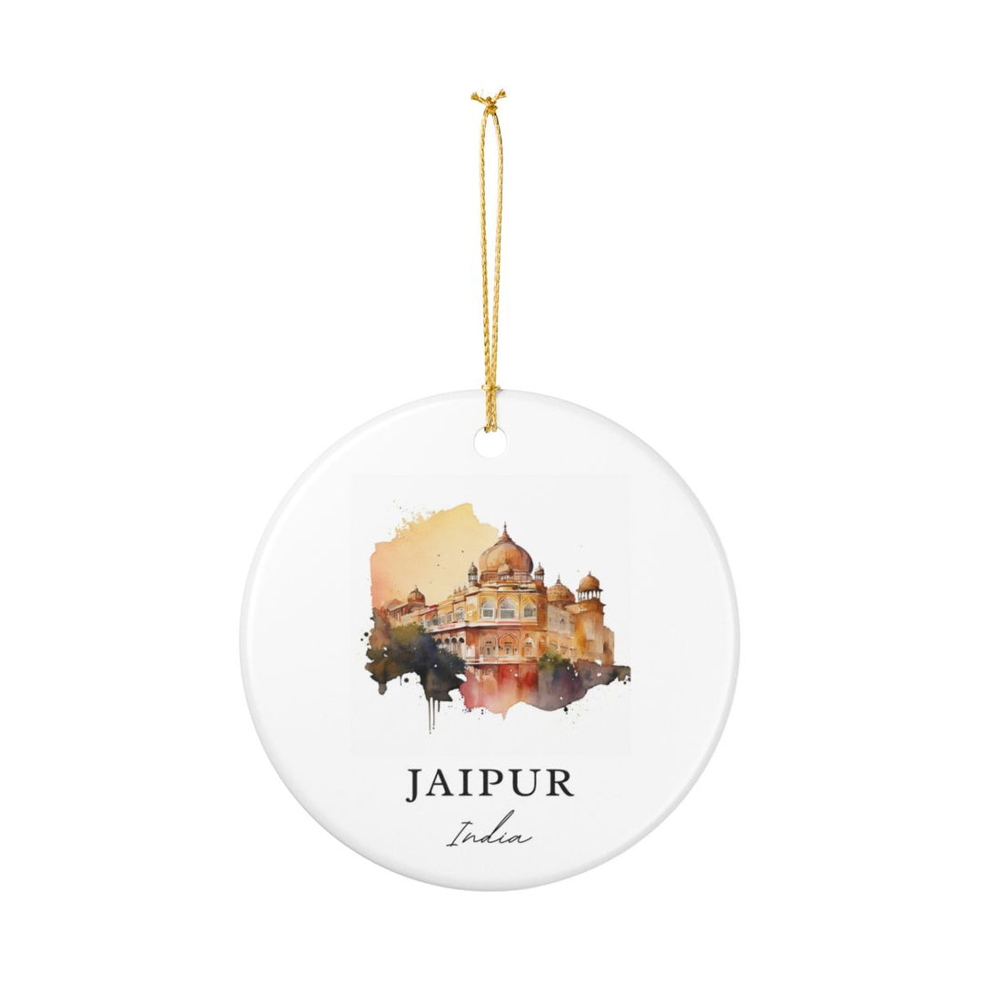Jaipur India Ornament: Unique Jaipur India Souvenir, Jaipur India Xmas Decor, and Authentic Jaipur India Gift