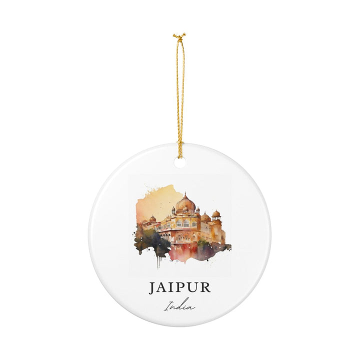 Jaipur India Ornament: Unique Jaipur India Souvenir, Jaipur India Xmas Decor, and Authentic Jaipur India Gift