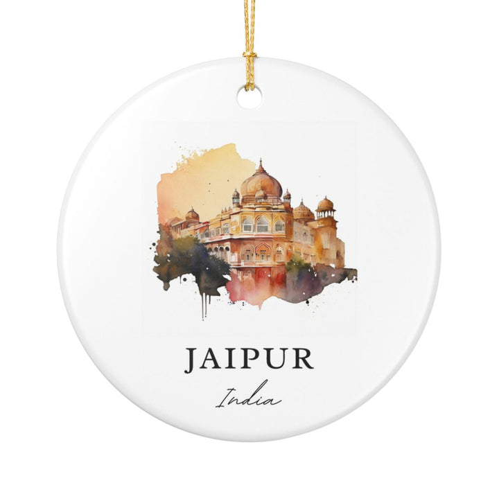Jaipur India Ornament: Unique Jaipur India Souvenir, Jaipur India Xmas Decor, and Authentic Jaipur India Gift
