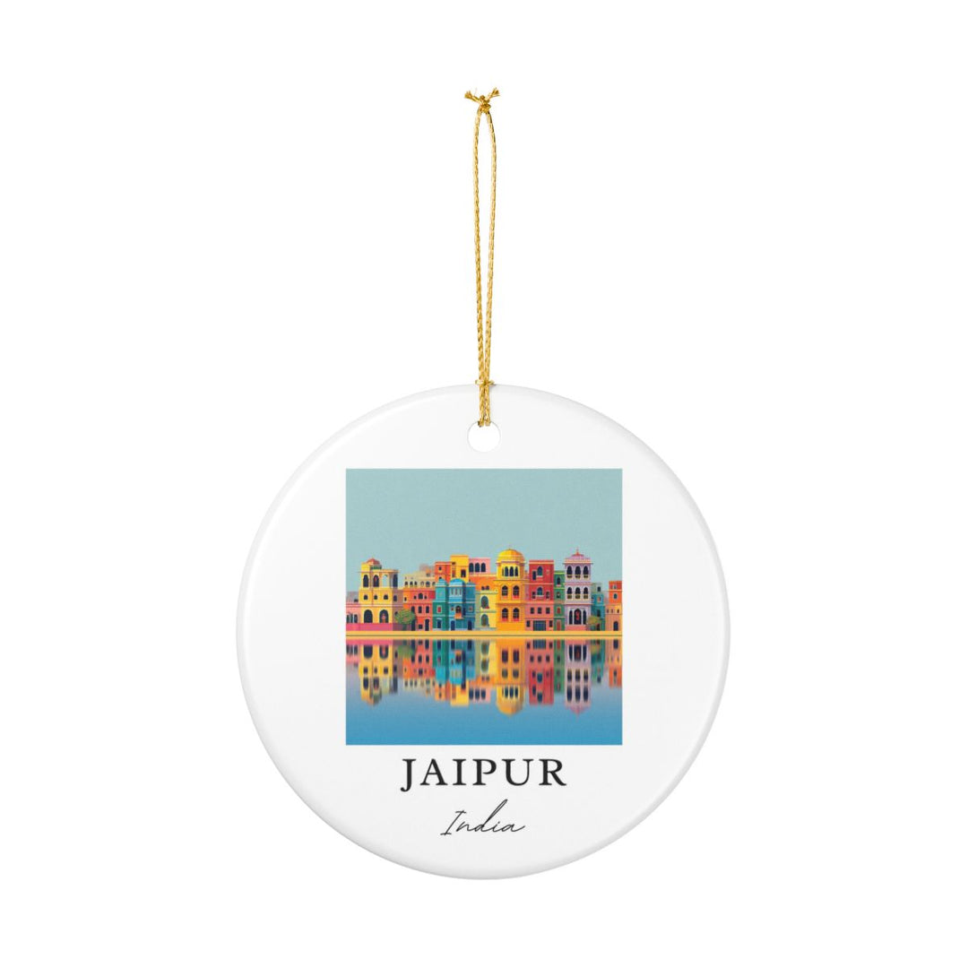 Jaipur India Ornament: Unique Jaipur India Souvenir, Jaipur India Xmas Decor, and Authentic Jaipur India Gift