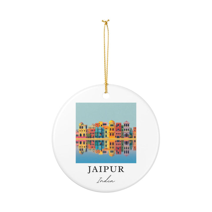 Jaipur India Ornament: Unique Jaipur India Souvenir, Jaipur India Xmas Decor, and Authentic Jaipur India Gift