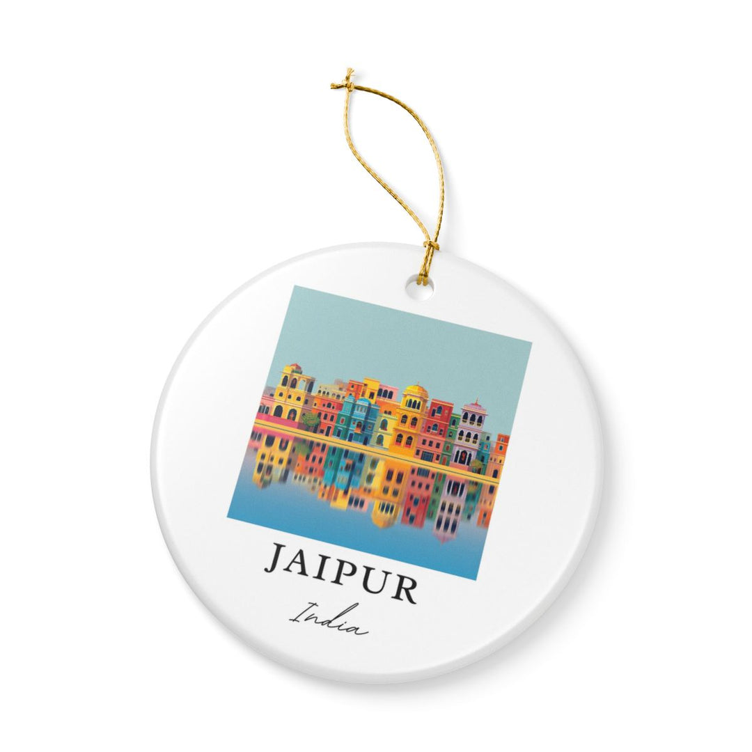 Jaipur India Ornament: Unique Jaipur India Souvenir, Jaipur India Xmas Decor, and Authentic Jaipur India Gift