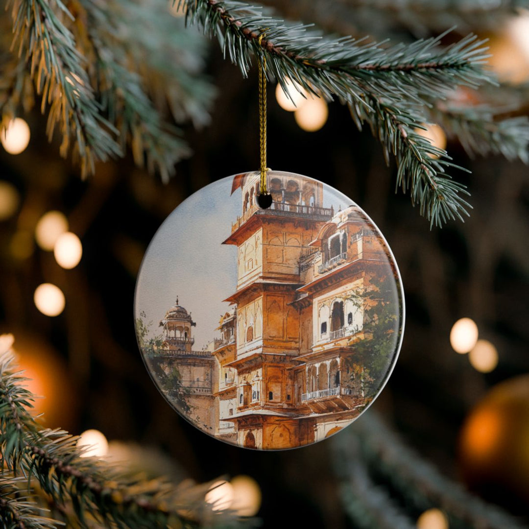 Jaipur India Ornament: Unique Jaipur India Souvenir, Jaipur India Xmas Decor, and Authentic Jaipur India Gift