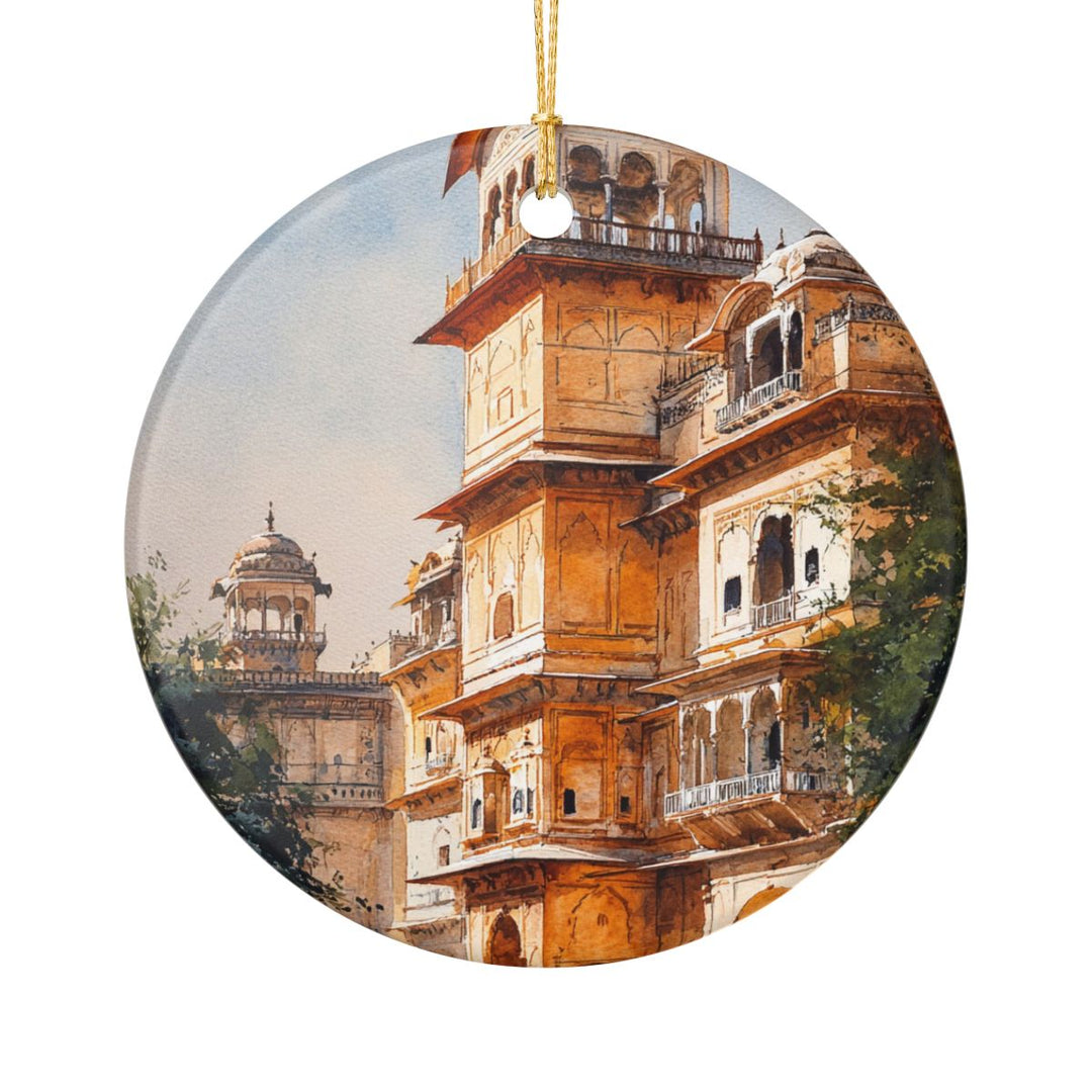 Jaipur India Ornament: Unique Jaipur India Souvenir, Jaipur India Xmas Decor, and Authentic Jaipur India Gift