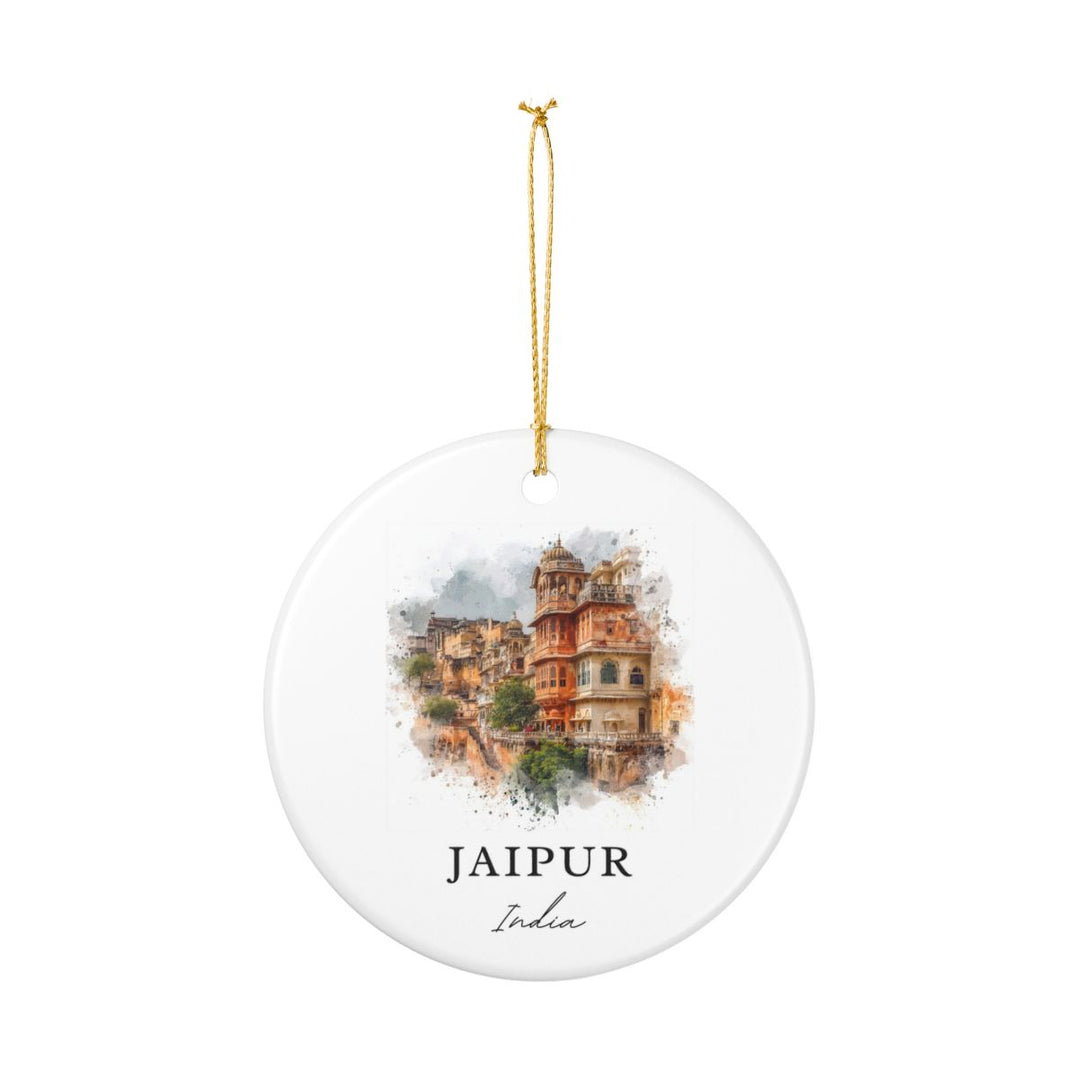 Jaipur India Ornament: Unique Jaipur India Souvenir, Jaipur India Xmas Decor, and Authentic Jaipur India Gift