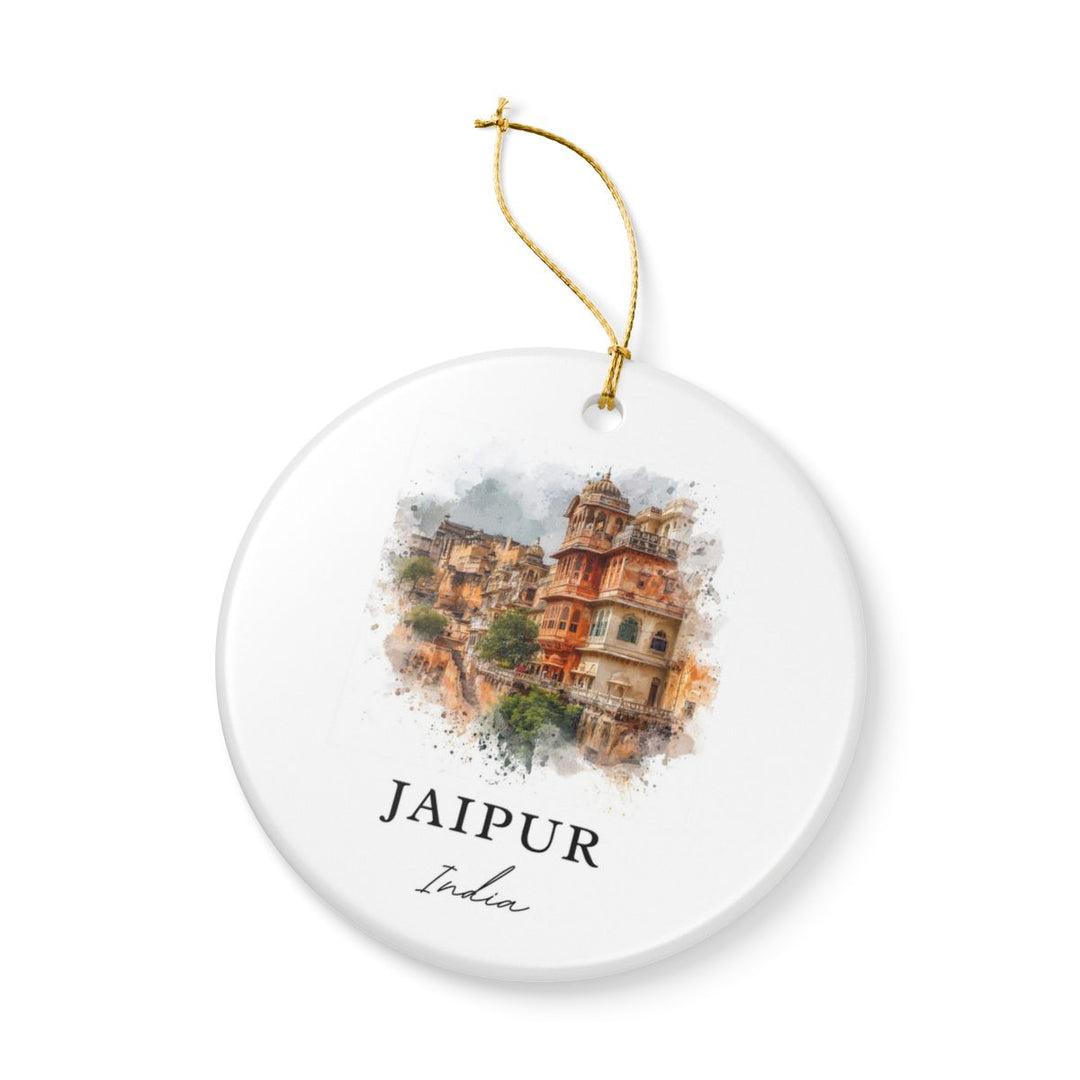 Jaipur India Ornament: Unique Jaipur India Souvenir, Jaipur India Xmas Decor, and Authentic Jaipur India Gift