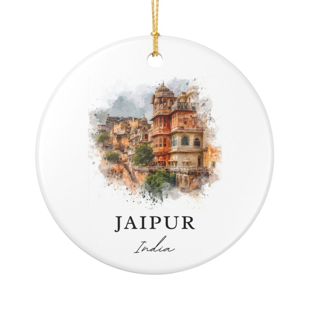 Jaipur India Ornament: Unique Jaipur India Souvenir, Jaipur India Xmas Decor, and Authentic Jaipur India Gift
