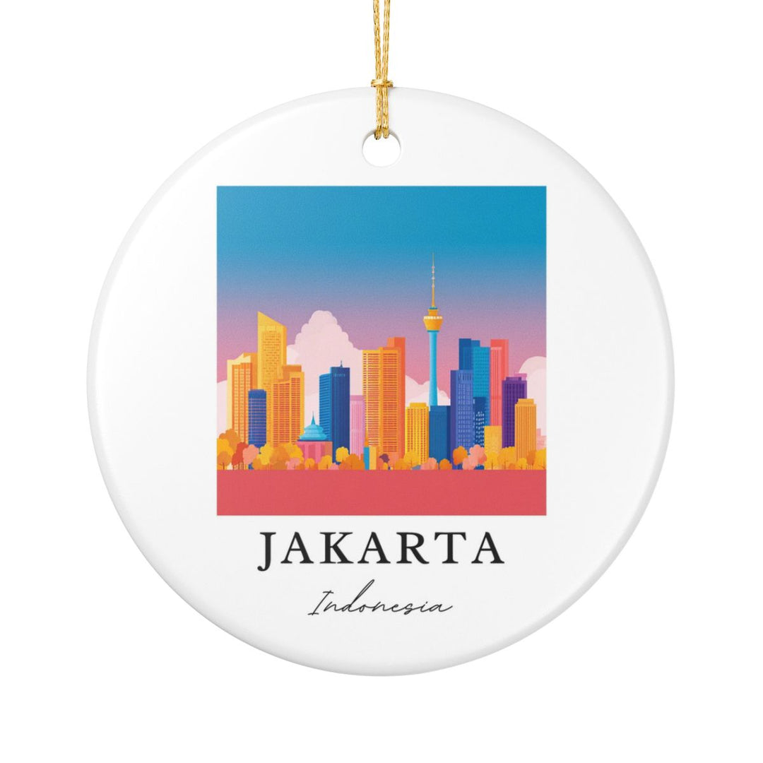 Jakarta Ornament: Unique Jakarta Souvenir, Jakarta Xmas Decor, and Authentic Jakarta Gift