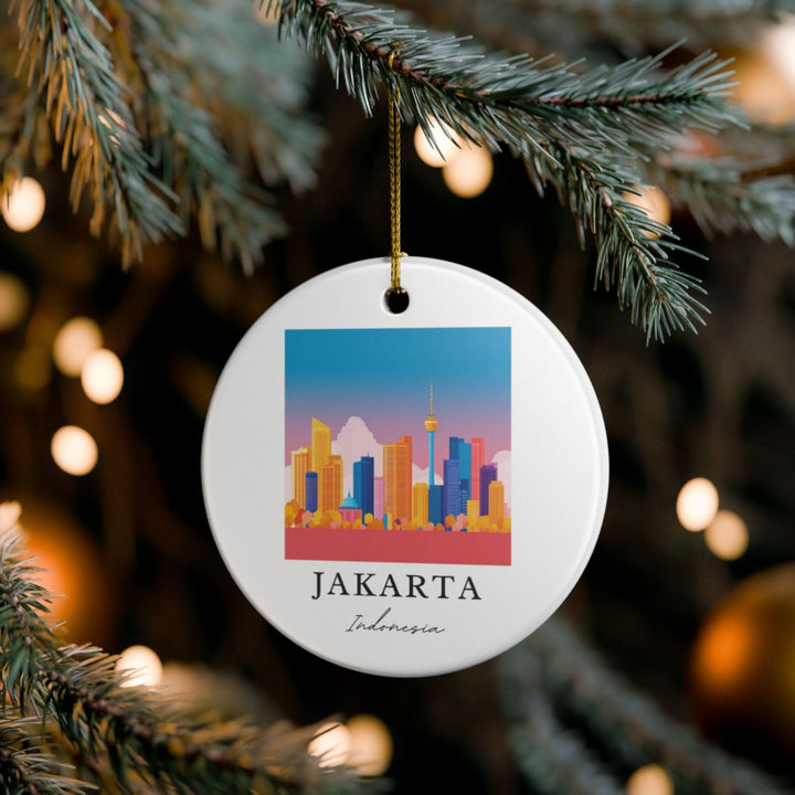 Jakarta Ornament: Unique Jakarta Souvenir, Jakarta Xmas Decor, and Authentic Jakarta Gift