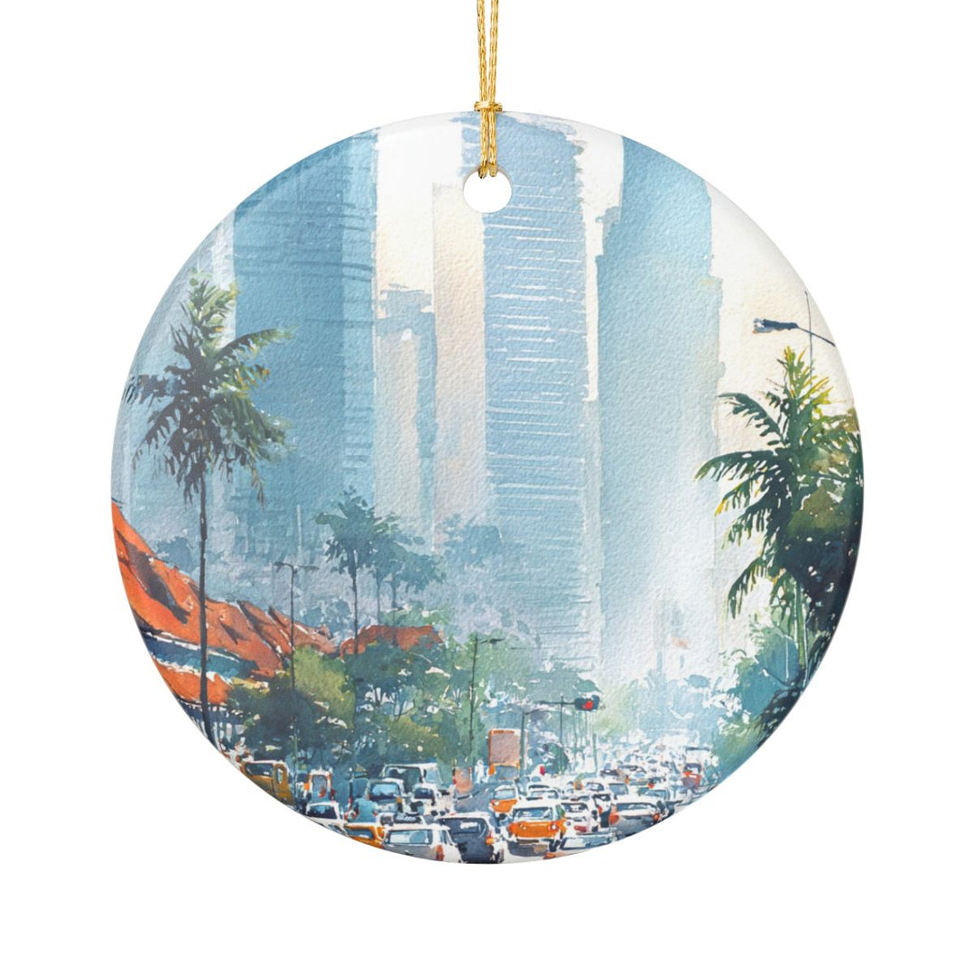 Jakarta Ornament: Unique Jakarta Souvenir, Jakarta Xmas Decor, and Authentic Jakarta Gift