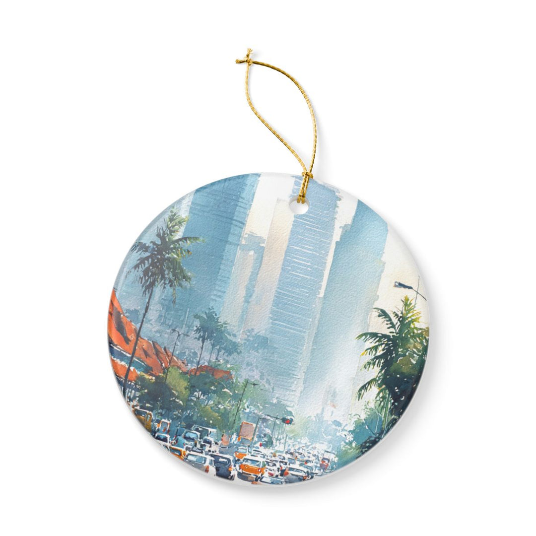 Jakarta Ornament: Unique Jakarta Souvenir, Jakarta Xmas Decor, and Authentic Jakarta Gift